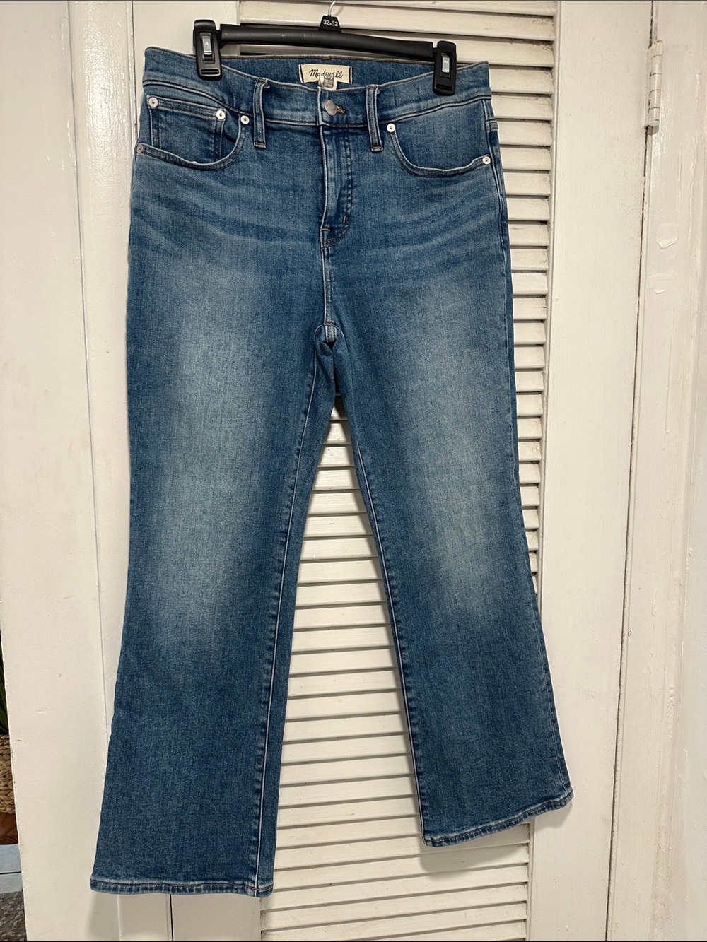 Madewell Women's Blue Flare Jeans - Vintage Wash